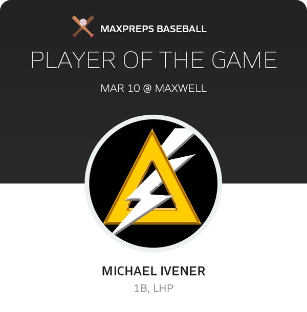 #14 Michael Ivener Player of the Game badge