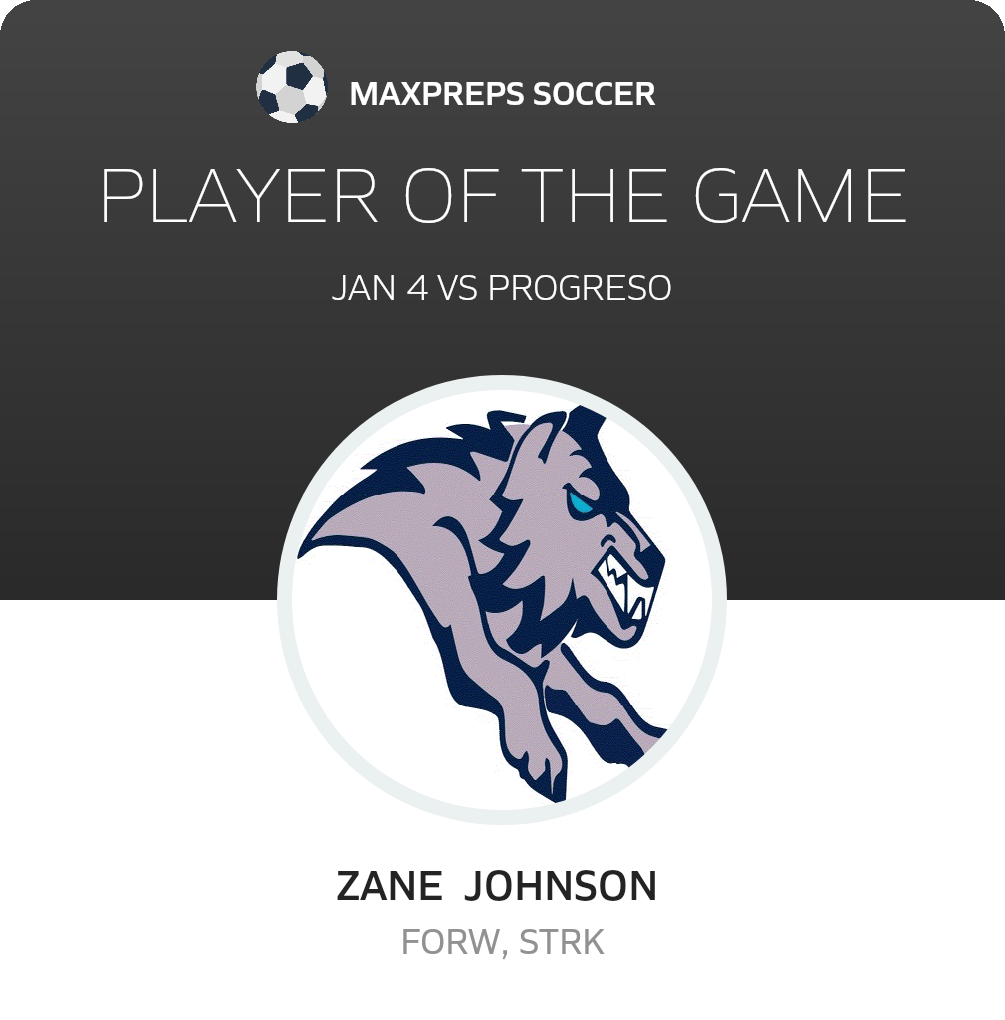 #7 Zane Johnson Player of the Game badge