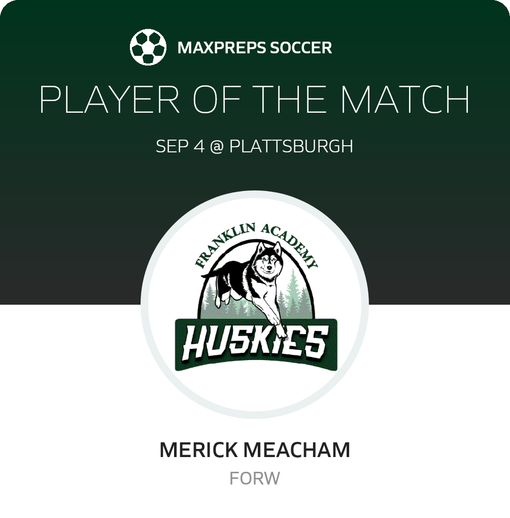 #22 Merick Meacham Player of the Game badge