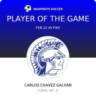 #10 C. Chavez Galvan Player of the Game badge