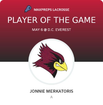 #17 Jonnie Merkatoris Player of the Game badge