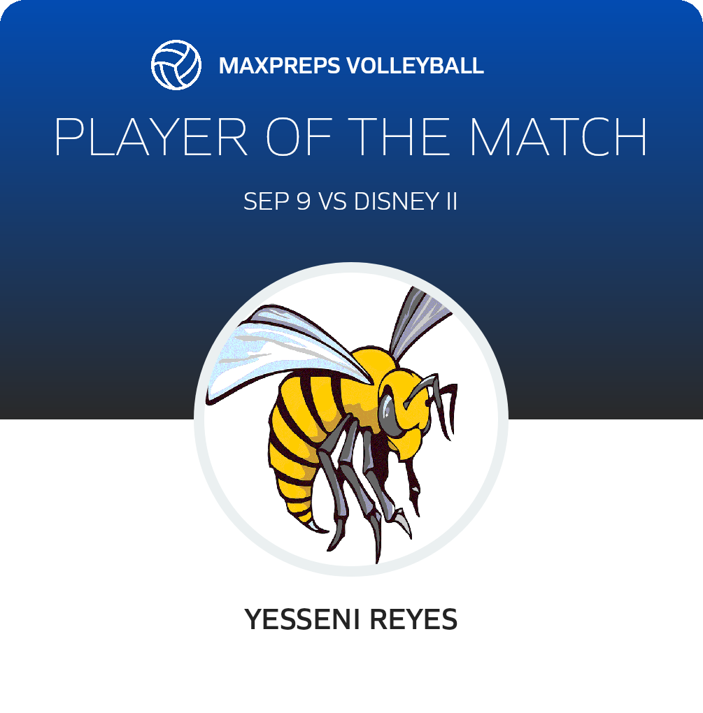 #4 Yesseni Reyes Player of the Game badge