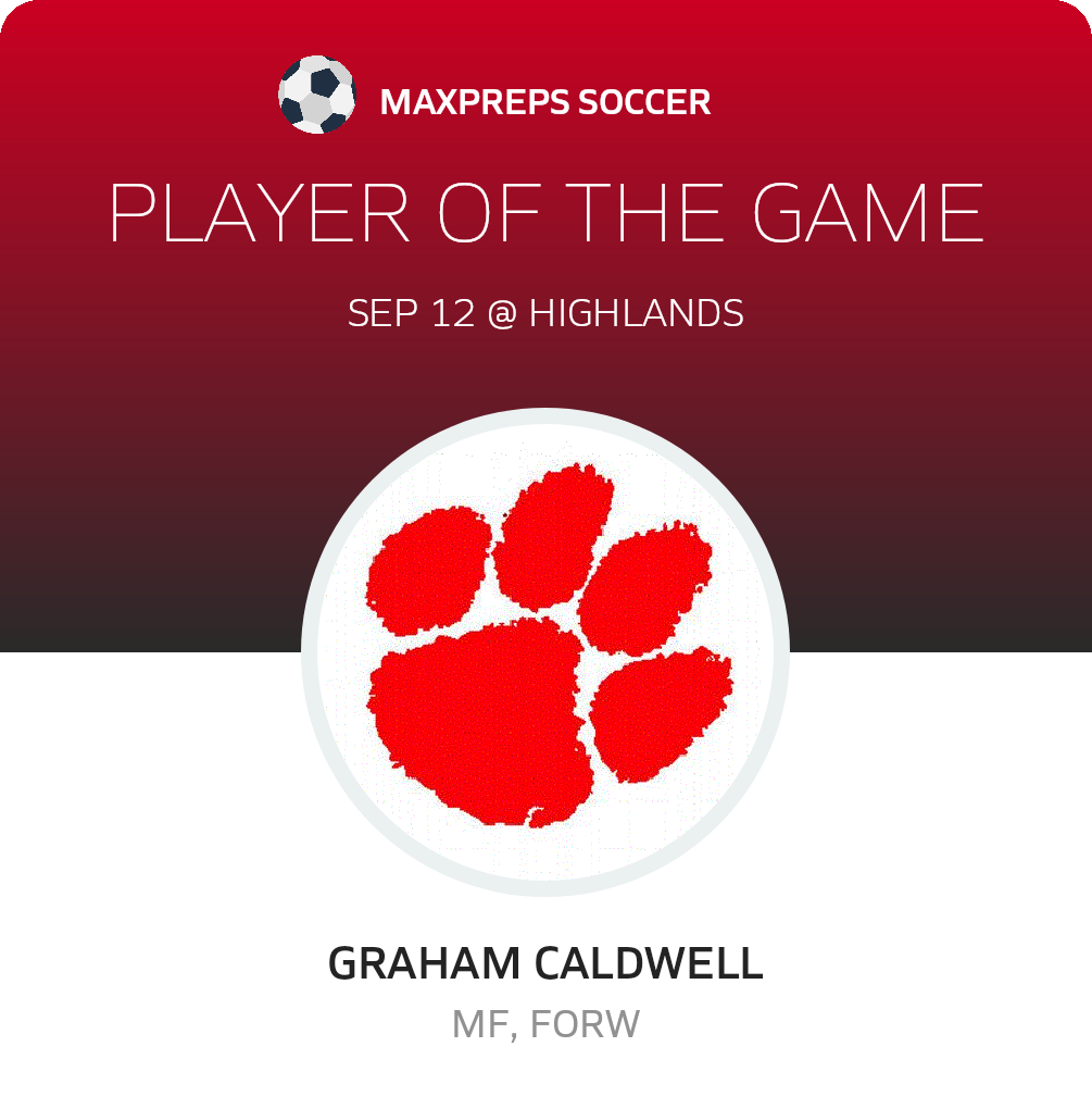#8 Graham Caldwell Player of the Game badge