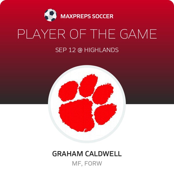 #8 Graham Caldwell Player of the Game badge