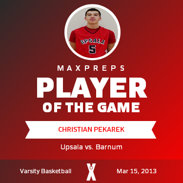 # 5 Christian Pekarek Player of the Game badge