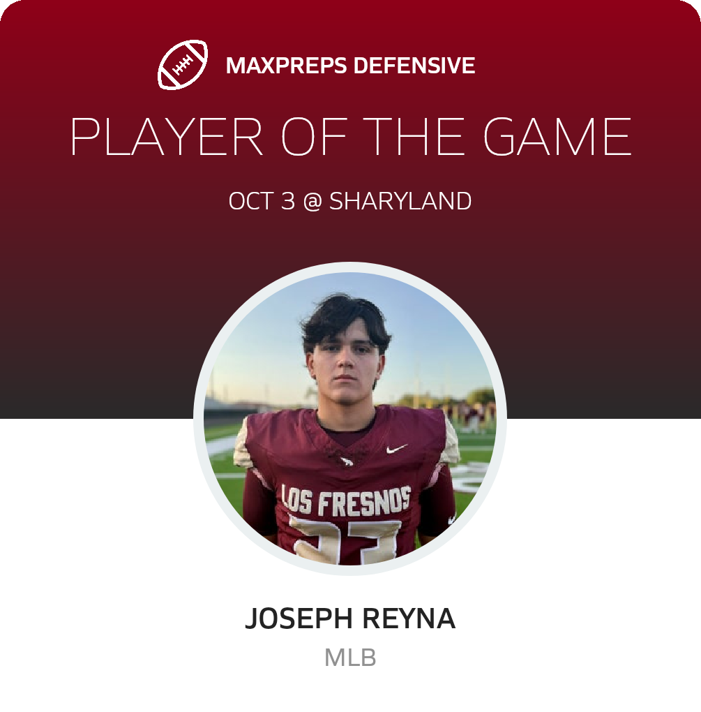 Joseph Reyna's High School Career Home