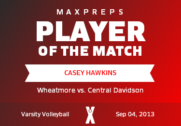 #4 Casey Hawkins Player of the Game badge