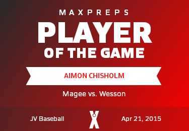 #1 Aimon Chisholm Player of the Game badge