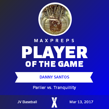 Danny Santos Player of the Game badge