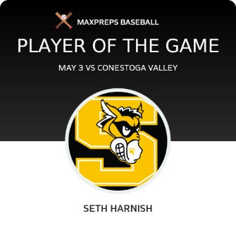 Seth Harnish Player of the Game badge