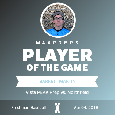 #17 Barrett Martin Player of the Game badge