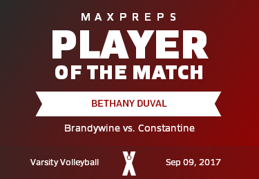 #8 Bethany Duval Player of the Game badge