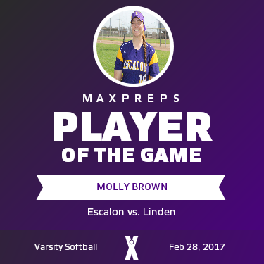 #18 Molly Brown Player of the Game badge