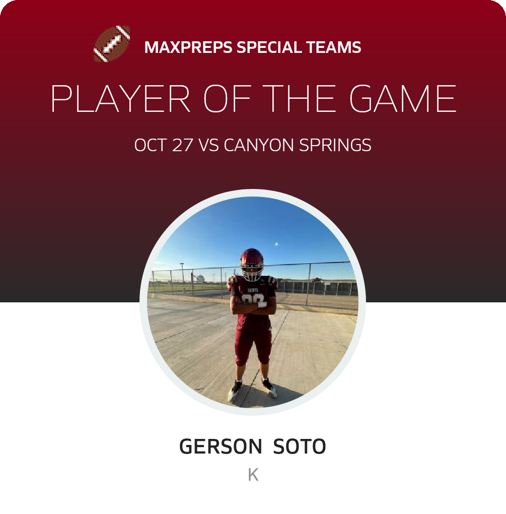 Player of the Game