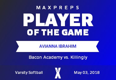 Avianna Ibrahim Player of the Game badge