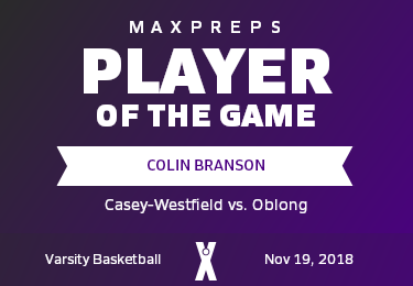 #3 Colin Branson Player of the Game badge