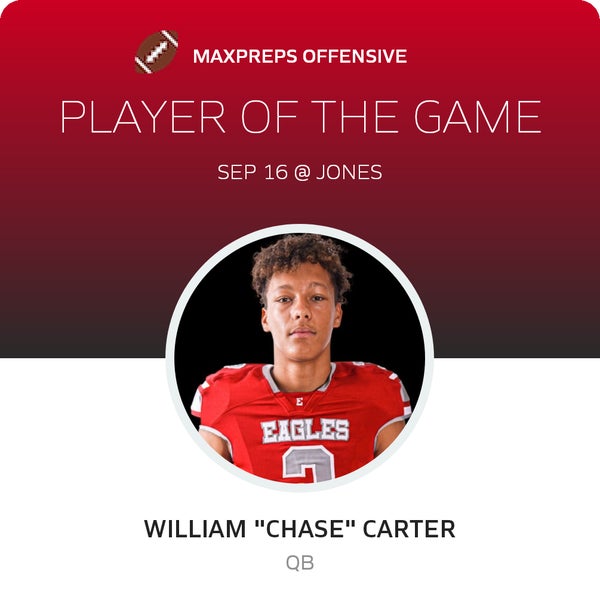 #3 W. Carter Player of the Game badge