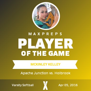 #14 McKinley Kelley Player of the Game badge