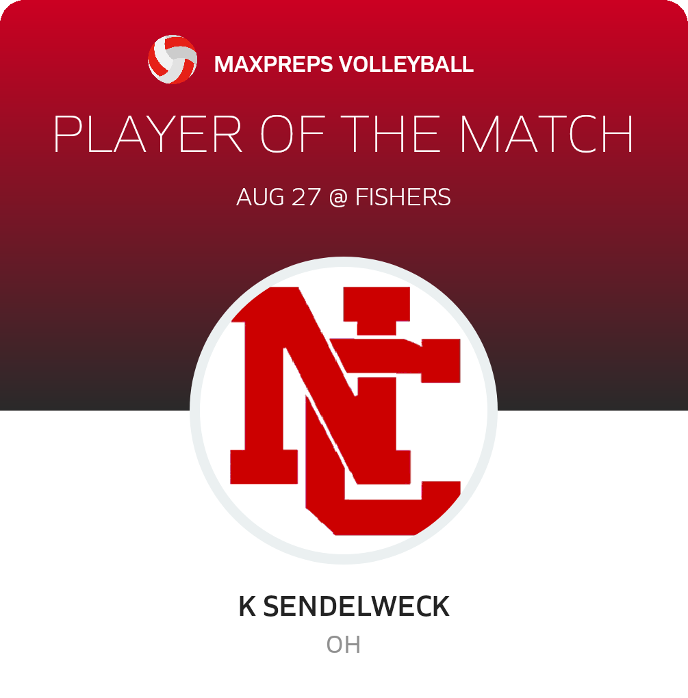 #9 K Sendelweck Player of the Game badge