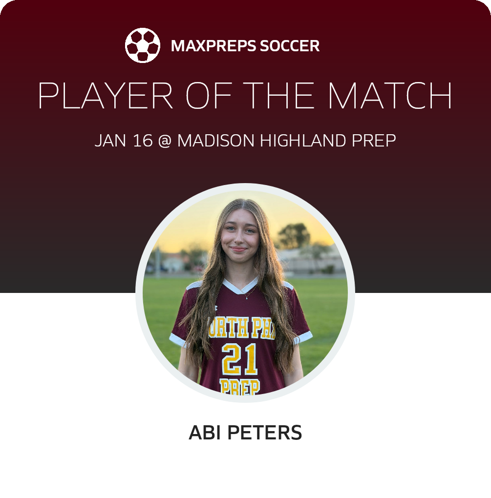 #21 Abi Peters Player of the Game badge
