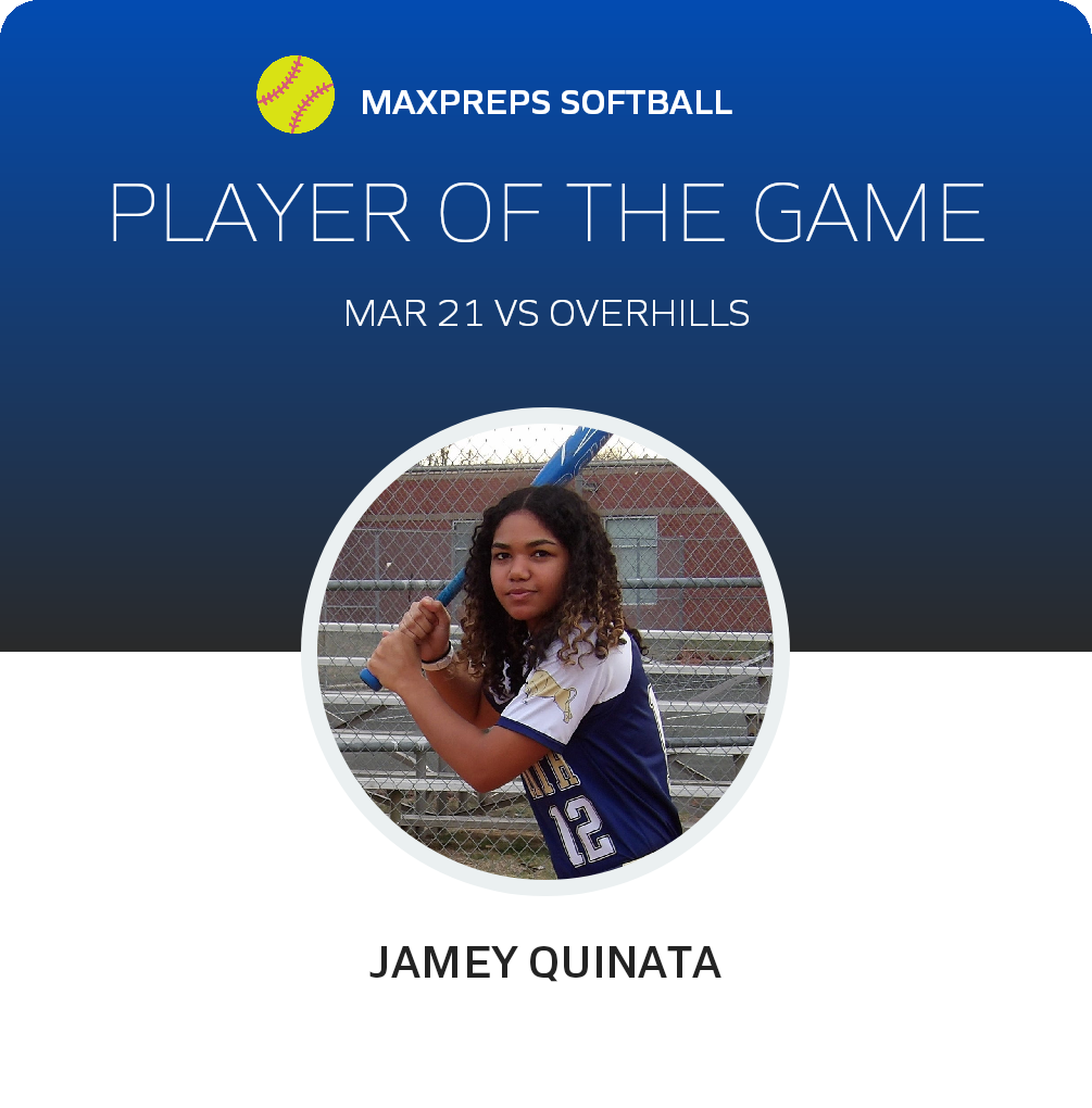 #12 Jamey Quinata Player of the Game badge