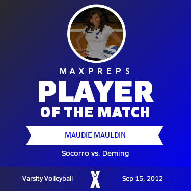 #1 Maudie Mauldin Player of the Game badge
