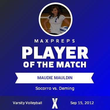 #1 Maudie Mauldin Player of the Game badge