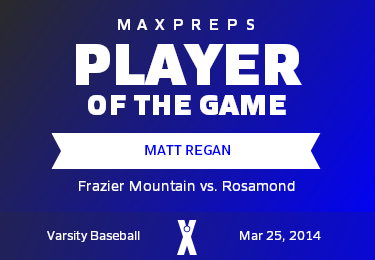 #24 Matt Regan Player of the Game badge