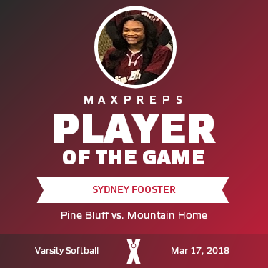 #17 Sydney Fooster Player of the Game badge