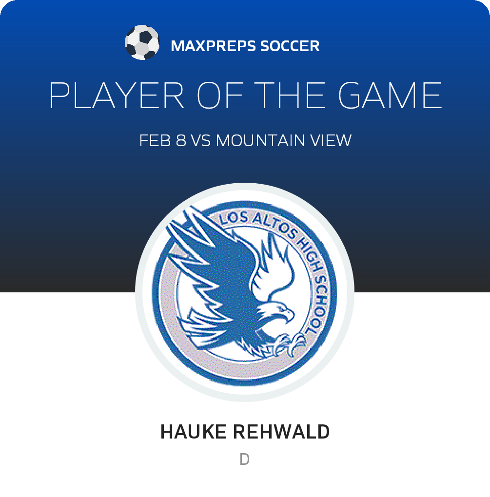 #15 Hauke Rehwald Player of the Game badge