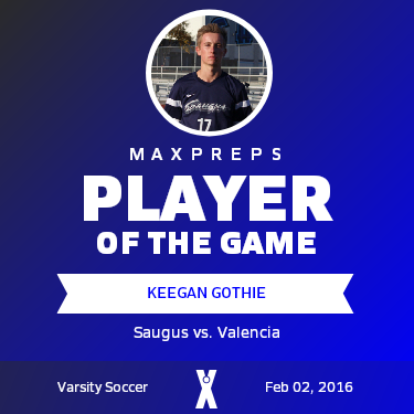 #17 Keegan Gothie Player of the Game badge