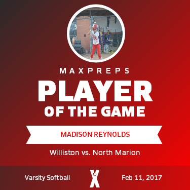 #3 Madison Reynolds Player of the Game badge