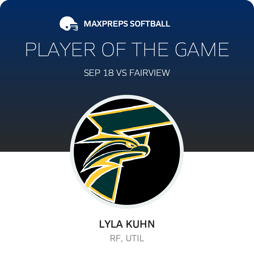 #24 Lyla Kuhn Player of the Game badge