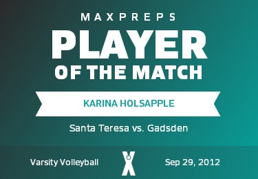 #7 Karina Holsapple Player of the Game badge
