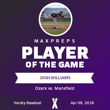 #7 Josh Williams Player of the Game badge
