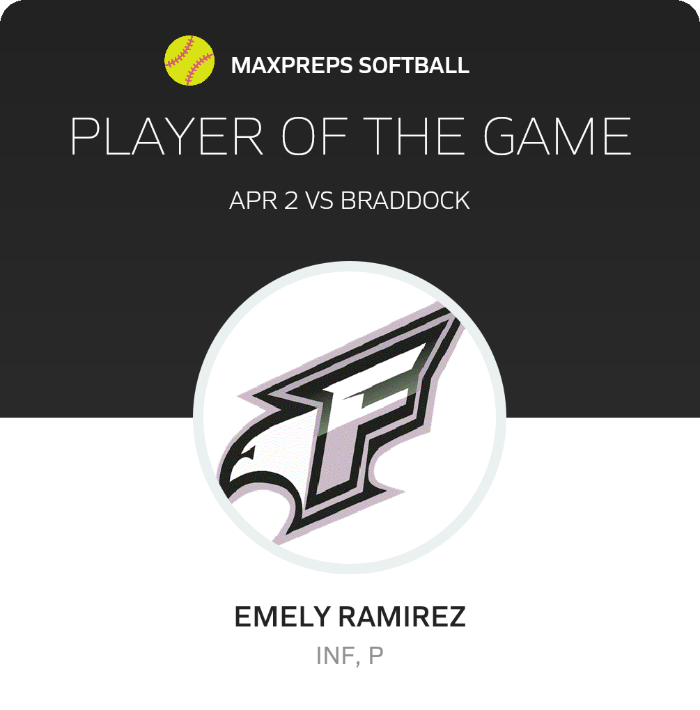 #17 Emely Ramirez Player of the Game badge