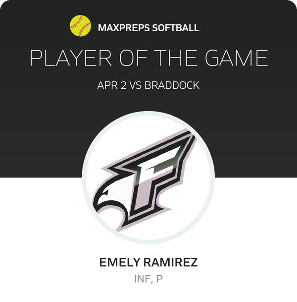 #17 Emely Ramirez Player of the Game badge