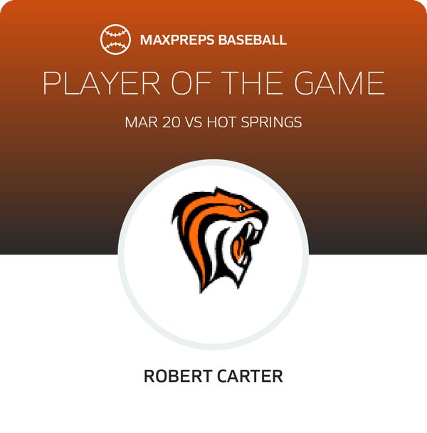 #7 Robert Carter Player of the Game badge