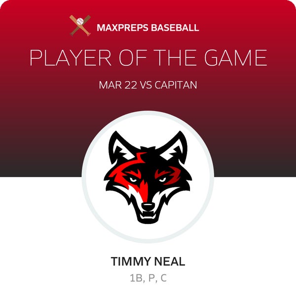 #32 Timmy Neal Player of the Game badge