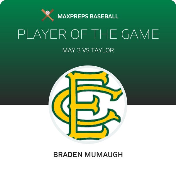 #5 Braden Mumaugh Player of the Game badge
