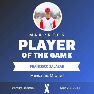 #3 Francisco Salazar Player of the Game badge