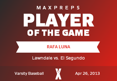 #14 Rafa Luna Player of the Game badge