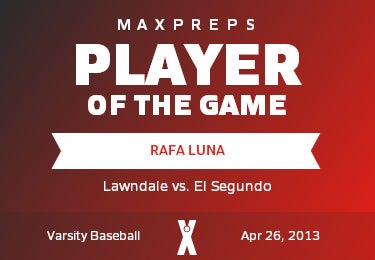 #14 Rafa Luna Player of the Game badge