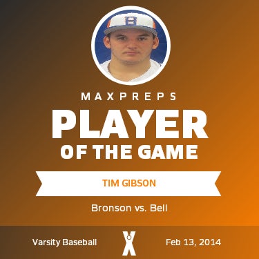 #1 Tim Gibson Player of the Game badge