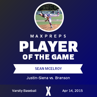 #23 Sean McElroy Player of the Game badge