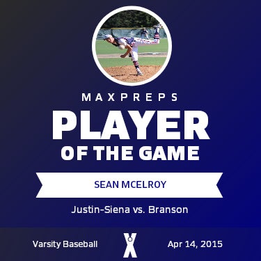 #23 Sean McElroy Player of the Game badge