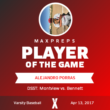 #4 Alejandro Porras Player of the Game badge