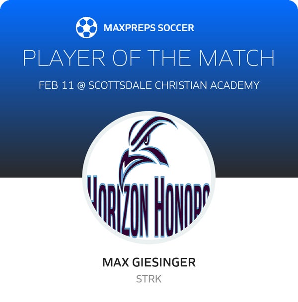 #3 Max Giesinger Player of the Game badge