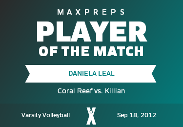 #1 Daniela Leal Player of the Game badge