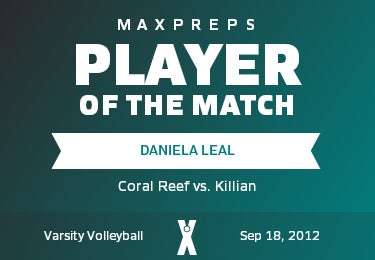 #1 Daniela Leal Player of the Game badge